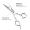 Hair Scissors left hand 5.5 Inch Hair Shears Left Hand Hair Cutting Scissors Lefty Barber Shears Left Handed KINSARO