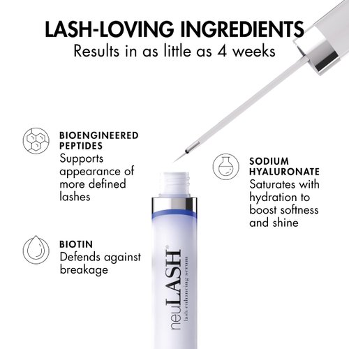 Serum for Fuller & Longer Looking Lashes - neuLASH 1mL Lash Enhancing Serum - a Scientifically Advanced Formula to Help Improve the Look of Natural Lashes