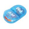 Ezy Dose Daily AM/PM Pocket Pharmacy Travel Pill Organizer, Vitamin and Medicine Box, Snap-Shut Lids, Color May Vary