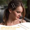 OIIKI 18Pcs Hair Clips, Alloy Vintage Hairpins, Tiny Barrettes for Women, Girls, Bridal, Wedding, Valentines