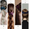 Bememo 28 Pieces Velvet Scrunchies Hair Ties Elastics Scrunchy Bobbles Soft Hair Bands Ponytail Holder Hair Accessories Cute Colors Elastic Hair Bands Party Favors for Teens Women Girls(Dark)