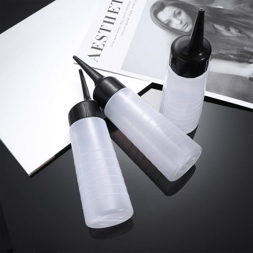 Beaupretty 3pcs Salon Hair Dye Bottle Shampoo Bottle Refillable Container Hair Dye Container