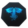 Fantasydice-Cthulhu Tome-Blue- Dice Tray - 8" Octagon with Lid and Dice Staging Area- Holds 5 Sets(7 Dice Set/Standard) for All Tabletop RPGs Like D&D, Call of Cthulhu, Shadowrun.