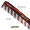 Kent F3T Fine Tooth Comb for Hair Care, Parting Comb Combs for Men and Combs for Women, Dandruff Hair Comb, Kent Mens Combs for Hair Fine Teeth Comb Hair Comb