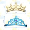 Hoedia 23 Pcs Foam Princess Crowns Set, Foam Crowns for Kids to Decorate, Kids DIY Prince and Tiaras Crowns Kit, Make Your Own Crowns Craft Party Hats with 7 Pcs Rhinestone Sticker
