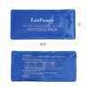 LotFancy Ice Pack for Injuries, Pack of 2, Reusable Hot Cold Pack for Therapy, Cooling or Heating Pad for First Aid, Back Shoulder Neck Head Feet Pain Relief,10.5 x 5 Inches