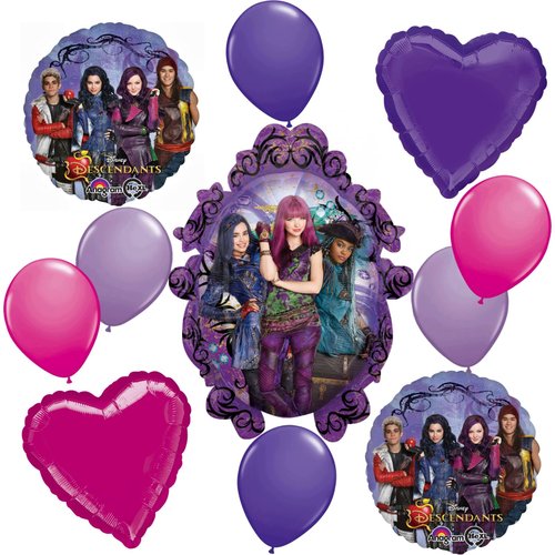 The Descendants Birthday Party Supplies Balloon Bouquet Decorations