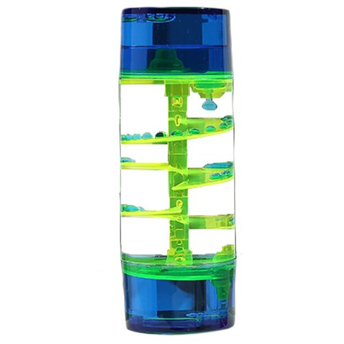 Spiral Liquid Motion Bubbler Timer Colorful Water Timer Liquid Sensory Activity Fidget Calm Stress Relief Desk Adults Decoration Oil Hourglass