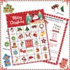 VESPRO 46PCS Christmas Bingo Game Cards for 30 Players Christmas Party Games for Kids Party Classroom Activities