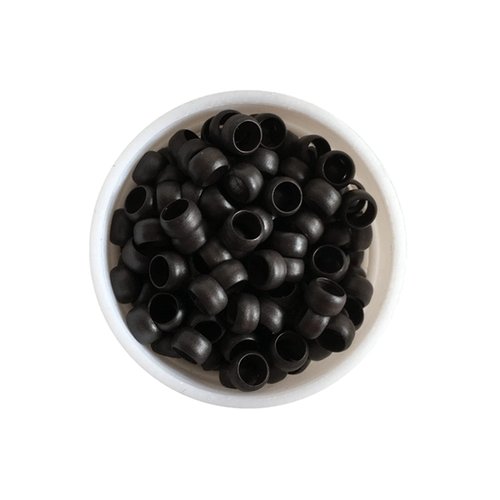 LSNDF 1000Pcs Non-Silicone Nano Ring Nano Lined Beads for Nano Ring Hair Extensions Hair Tinsel Feather Hair Extensions (4.0mm, Dark Brown)