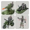 Wbzle Military Soldier Action Figures, 15PCS Army Soldier Set Including Military Base, Military Vehicles, Military Combat Toys, Army Toy Set for Kids Boys