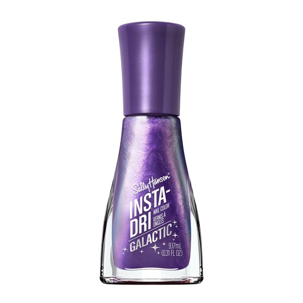 Sally Hansen Insta-Dri, Planet Purple, Nail Polish, Easy to Use, Stays Put, Beautiful Colors, Glides On, No Smudges, 0.3oz