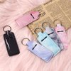 Pengxiaomei 5 Pcs Chapsticks Holder Keychain Stocking Stuffers for Women Lip Balm Holder Chapsticks Keychain Holder for Lipstick