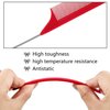 30 Pieces Parting Comb for Braids Hair Rat Tail Comb Steel Pin Rat Tail Carbon Fiber Heat Resistant Teasing Combs with Stainless Steel Pintail (Red)