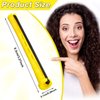 80 Pieces Hair Perm Rods Set Cold Wave Rods Hair Rollers Plastic Perming Rods Curlers for Hairdressing Styling (0.28 Inch, Yellow)