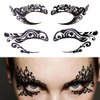 Eye shadow Tattoo Sticker 20pcs /10 Pairs Temporary Eye Tattoo Makeup Transfer Stickers Eyeliner Eyeshadow Sticker Eyes Makeup Party Lace Stickers on Face