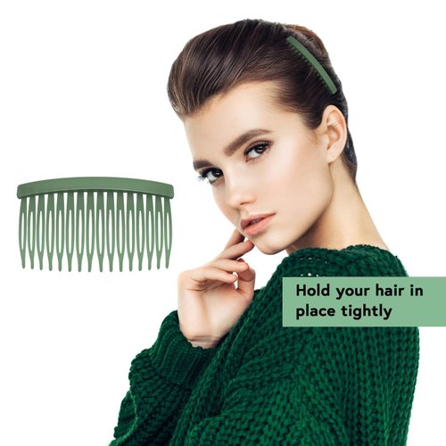 MARY LAVENDER Side Hair Comb for Women Hold Bangs Twist Comb French Twist Hair Pin Clips Hair Accessories Decorative Comb for Kids Girls 10pcs