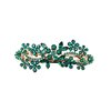 Faship Gorgeous Emerald Green Rhinestone Crystal Hair Barrette Clip