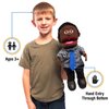 14" Calvin, Black Dad/Businessman, Hand Puppet