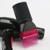 Segbeauty Hair Dryer Comb Attachment, Pink Detangling Blow Dryer Brush Attachment for Nozzle 1.57-1.97" Hair Dryer, Hairdressing Salon Tool for Smoothing Straightening Wavy Natural Frizzy Curly Hair
