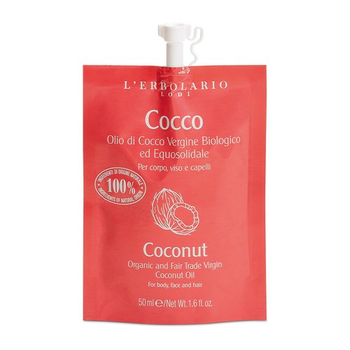 LErbolario Organic and Fair Trade Virgin Oil, Coconut, 1.6 oz - Face Oil - With Pure Coconut Oil ...