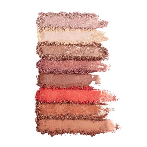 Lune+Aster Sunstone Eyeshadow Palette | Waterproof Eyeshadow Palette With Matte And Shimmer Finish, Mirrored Compact - 8 Shades