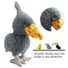 Hollypet Squeaky Shoebill Whale Head Stork Pet Plush Stuffed Dog Chew Toy
