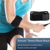 TOMUST Tennis Elbow Brace - Adjustable Forearm Support Band with Gel Compression Pad, Elbow Strap for Bursitis, Golfers, Tendinitis, Effective Pain Relief, Sports - Both Men, Women (Single), L-XL