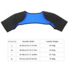 EXCEART Double Shoulder Support Shoulder Wrap Protector Shoulder Strap Brace for Outdoor Hiking Lifting Sports (Size XL)
