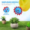 2pcs Watering Can Toys Sun Flower Cartoon Watering Kettles Toy Garden Watering Can Plastic Watering Bucket Plant Sprinkling Can for (Random Color)