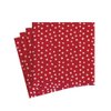 Entertaining with Caspari Small Dots Cocktail Napkins, Red, (Pack of 20)