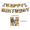 Donkey Birthday Party Decorations Donkey Party Supplies Includes Animal Donkey Happy Birthday Banner Cake Topper Cupcake Topper Balloons for Donkey Birthday Party
