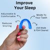 VitalSleep Anti-Snoring Mouthpiece, Comfortable & Adjustable Fit Snore Guard, Stops Snoring for Restful Sleep, USA Made, BPA Free & FDA Cleared Anti-Snore Device – Women's Size