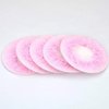 Lurrose 5pcs Invisible Hair Nets Mesh Women Girls Hair Ornaments Elastic Bun Cover for For Ballet Dance Skating (Pink)