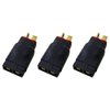 Gxcdizx 3 Pcs For Male T-plug Deans to Female TRX Battery Adapter Lipo Connector