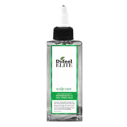Difeel Elite Scalp Care with Peppermint & Tea Tree Oil Hair Scalp Treatment for Dry, Flaky Scalp 3 oz. - Tea Tree Hair and Scalp Treatment with Peppermint