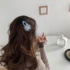 6 PCS Snowflake Hair Clip Christmas Hairpins Glitter Hair Clips Xmas Bow Hair Clip Festive Snowflake Hairpins Alligator Hair Barrettes Hair Accessories for Women Girls