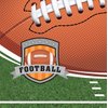 16-Count Paper Beverage Napkins, Football