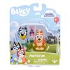 Bluey and Bingo Photographer 2 Figure Playset Pack Articulated 2.5 Inch Action Figures Includes Toy Bob Bilby Puppet and Camera Official Collectable Toy