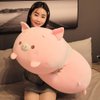 Jensquaify Pig Plush Pillow Soft Pig Stuffed Animal Toy Piggy Body Pillow, 23.6"