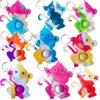 24 Packs Funny Summer Present Unique Mini Monkey Assorted fidgets Bubble Toys for Kids Children Classroom Students Gifts from Teacher,Birthday Party Favors