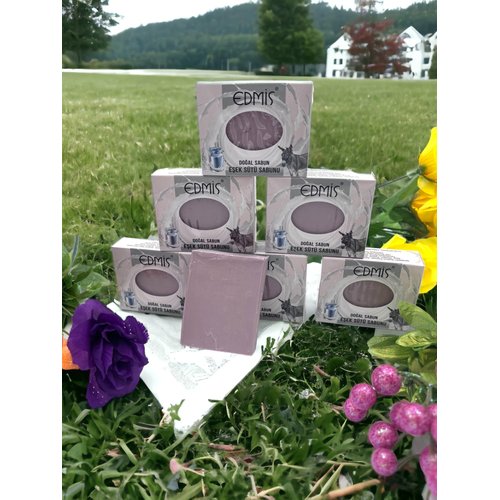 EDMIS (4 PIECES) Luxurious Made With Donkey Milk Organic Natural Soap Organic Bar Soap Set Naturals Organic Soap Bar Soap Handmade Organic Handmade Soap Chemical Free Bar Soap Natural Organic Soap