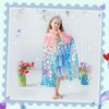 Meland Princess Dress Up for Girls 3-8, 11Pcs Mermaid Cape with Crown, Dress Up Clothes Birthday Gift Toys for Girls Toddlers