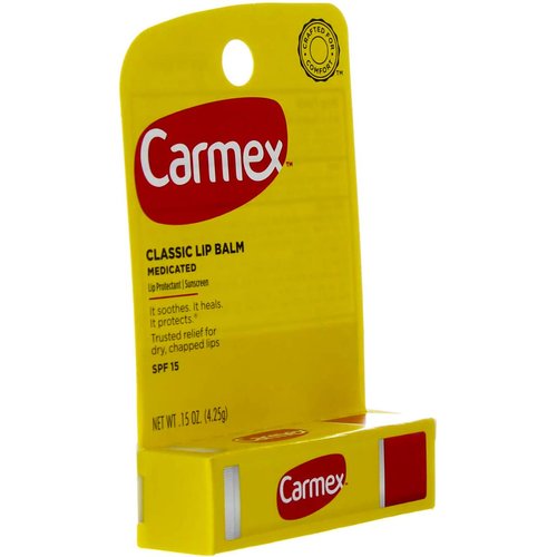 Carmex Click-Stick Moisturizing Lip Balm SPF 15 Original 0.15 oz (Pack of 5)