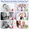 Teething Relief Teethers Toys for Babies 3-6 12 Months Gifts, Silicone Remote Control Baby Teether Bath Toys for 3 6 9 Months Newborn Infant Boy Girl Autism, Food Grade Silicone Sensory Toys, Black