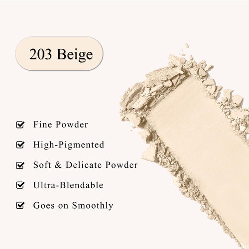 FIVEFULU Single Off White Eyeshadow, Pressed Powder Matte Beige Eye Shadow Palette Make-up, Blendable Long Lasting High Pigment Off White Eye Makeup Halloween Off White Eye Paint & Face Body Paint