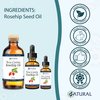 Zatural ROSA CANINA - Organic Rosehip Oil for Face, Nails, Hair and Skin - Cold Pressed Rose Hip Oil (8 oz)