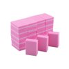 YIMART 20 Pcs Double-sided Mini Nail Buffer Block Colorful Sponge Nail Polish Sanding Buffer Strips Nail File Blocks Manicure Tools (Pink)