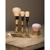 Taupe The Brand, 1.0 Chocolate Brow Palette, Clear Brow Gel, 7-Piece Gold Professional Makeup Brush Set Combo Pack