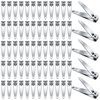 AVERZELLA 100-Pack Nail Clippers Bulk Toenail Fingernail Clippers Pack,Sturdy Stainless Steel Finger Toe Nail Clipper Straight Blade,Portable Mini Nail Cutter Set for Men Women Homeless Care Supplies